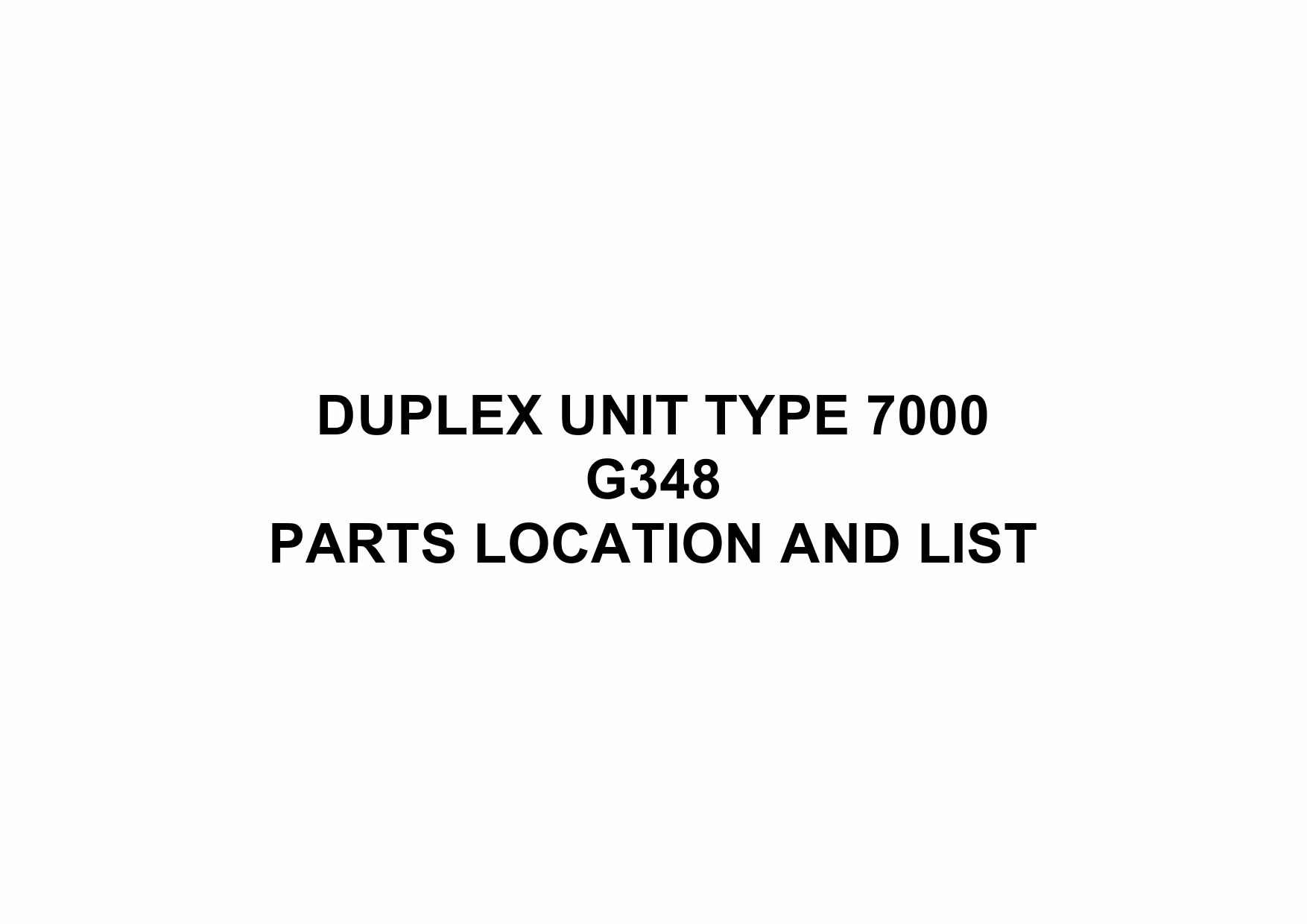 RICOH Options G348 DUPLEX-UNIT-TYPE-7000 Parts Catalog PDF download-1 RICOH Options G348 DUPLEX-UNIT-TYPE-7000 Parts Catalog PDF download-1